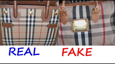 burberry real vs fake bag|100 authentic burberry bag.